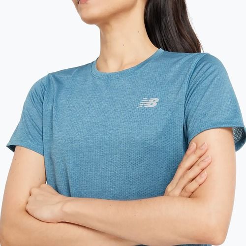 Maglietta New Balance Athletics da donna in erica terrarium