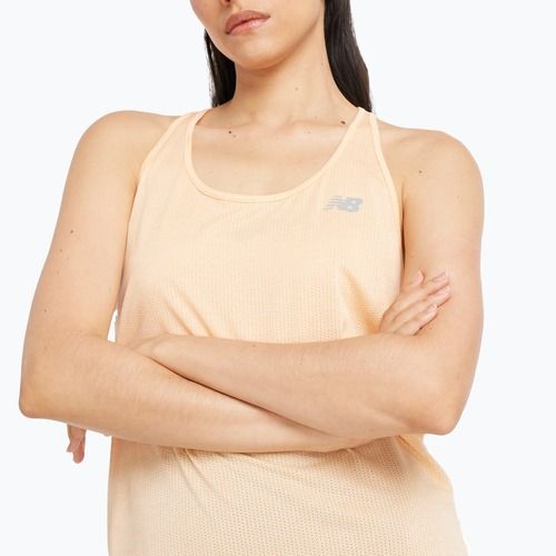 Canotta New Balance Athletics donna fiori di pesco/erica