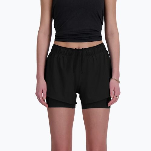 Pantaloncini New Balance donna 2IN1 3" nero