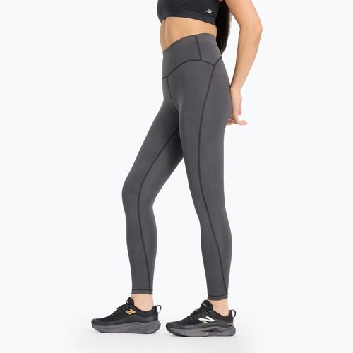 Leggings da corsa da donna New Balance Athletics Reflective Heat High Rise top nero