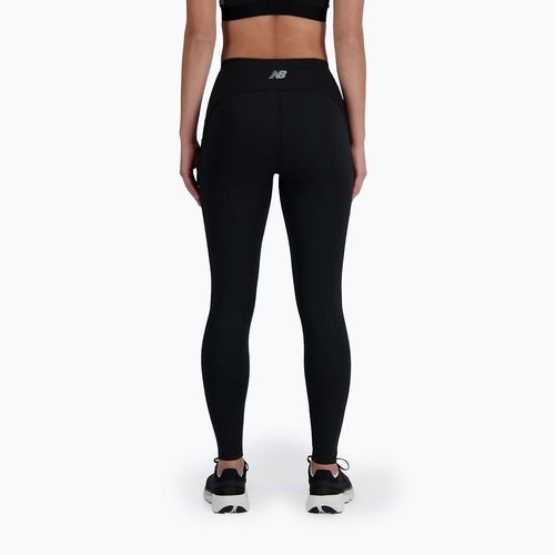 Leggings donna New Balance Sleek Pocket High Rise nero