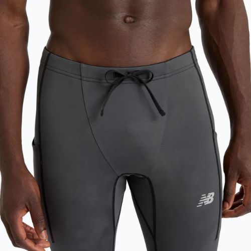Leggings da corsa New Balance Athletics Reflective Heat nero/multi da uomo