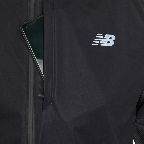 Giacca da corsa New Balance Seasonal Premium Print uomo nero