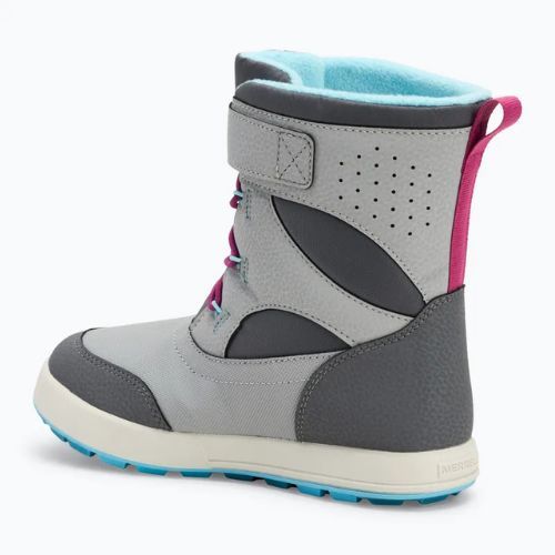 Merrell Snow Storm 3.0 Wtrpf grigio/turchese stivali da neve per bambini