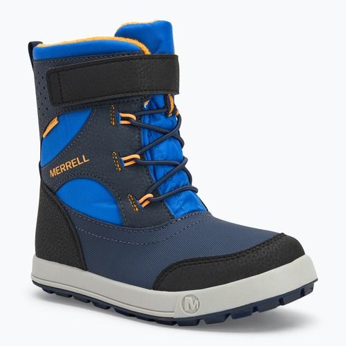 Merrell Snow Storm 3.0 Wtrpf blu/nero/arancio stivali da neve per bambini