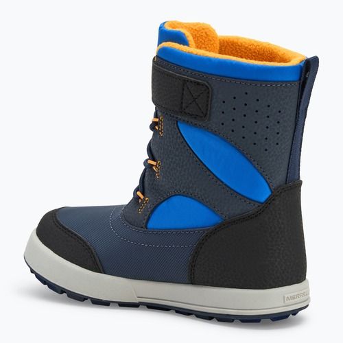 Merrell Snow Storm 3.0 Wtrpf blu/nero/arancio stivali da neve per bambini