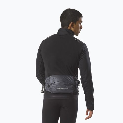 Salomon Cross Season Cintura da corsa + zaino d'idratazione da 1 l ebano/nero