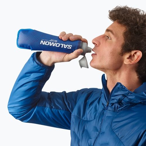 Salomon Soft Flask 400 ml/13 oz isolato blu chiaro