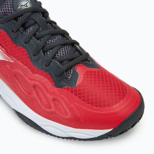 Mizuno Wave Enforce Court Padel salsa/bianco/vulcano scarpe padel