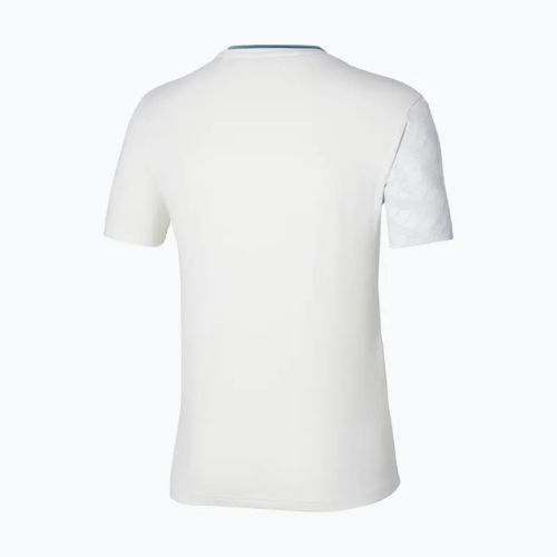 Maglietta da tennis da uomo Mizuno Mugen Shadow Graphic Tee bianco