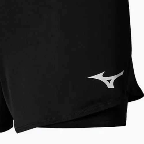 Pantaloncini da tennis da donna Mizuno Flex Short nero