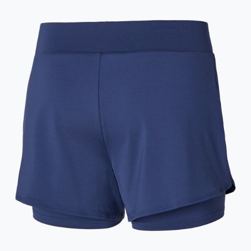 Pantaloncini da tennis da donna Mizuno Flex Short estate blu