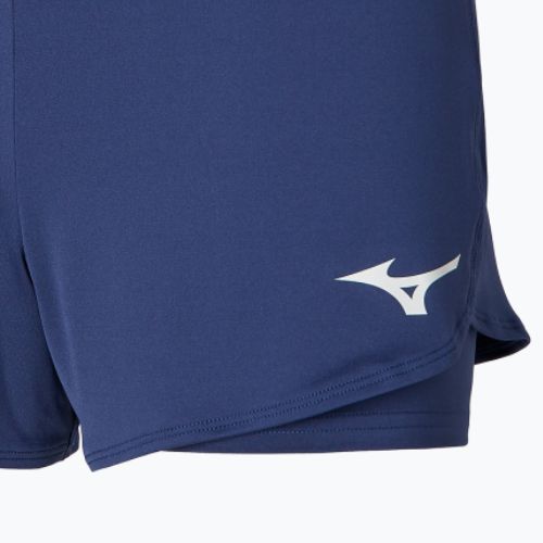 Pantaloncini da tennis da donna Mizuno Flex Short estate blu