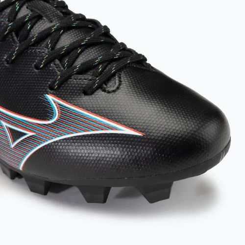 Scarpe da calcio da uomo Mizuno α Select FG nero/rosso fuoco/801 c