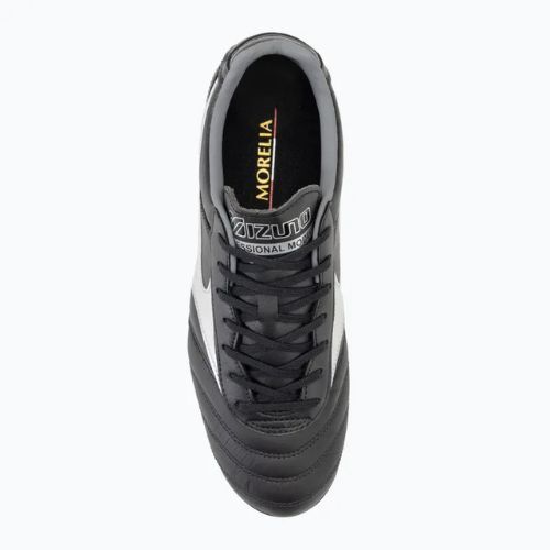 Scarpe da calcio Mizuno Morelia II Pro MD uomo nero/galassia argento/ombra scura