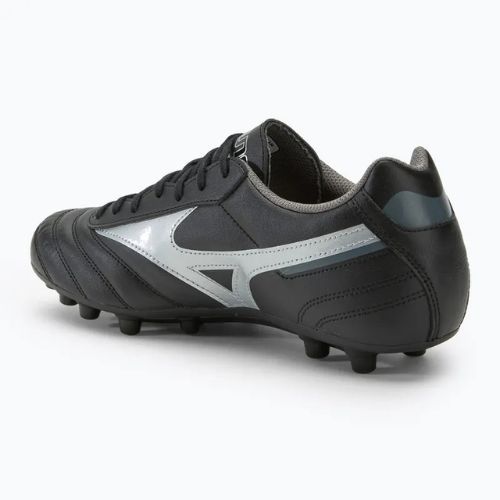 Scarpe da calcio Mizuno Morelia II Club AG nero/galassia argento/ombra scura da uomo
