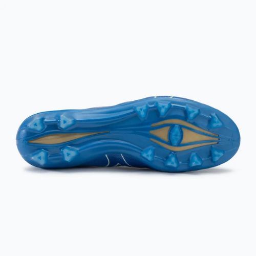 Scarpe da calcio da uomo Mizuno α Elite FG bianco/blu laser/oro