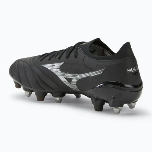 Scarpe da calcio Mizuno Morelia Neo IV β Elite MIX nero/galassia argento uomo