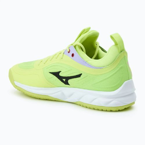 Scarpe da pallavolo da uomo Mizuno Wave Luminous 3 neo lime/nero/splish splash
