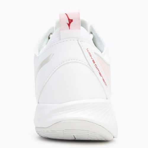 Scarpe da pallavolo da donna Mizuno Wave Dimension bianco/aleuziano/rosa nuvoloso