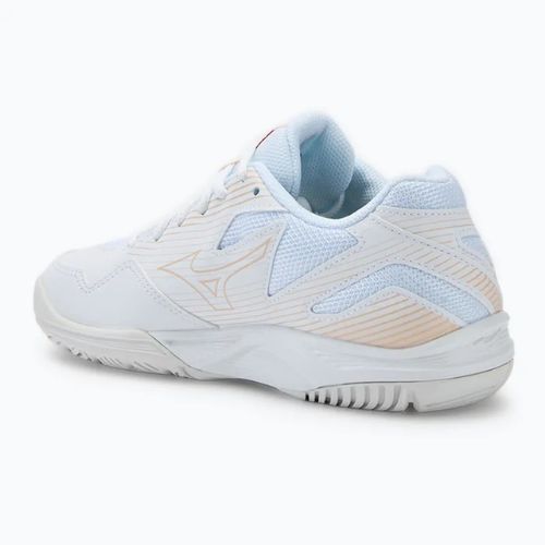 Mizuno Cyclone Speed 4 scarpe da pallavolo bianco/aleuziano/rosa nuvola