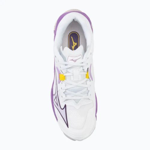 Scarpe da pallavolo da donna Mizuno Wave Lightning Z8 bianco/patria viola/quince