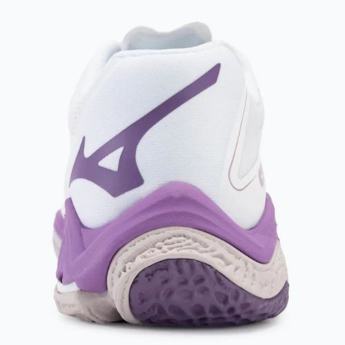 Scarpe da pallavolo da donna Mizuno Wave Lightning Z8 bianco/patria viola/quince