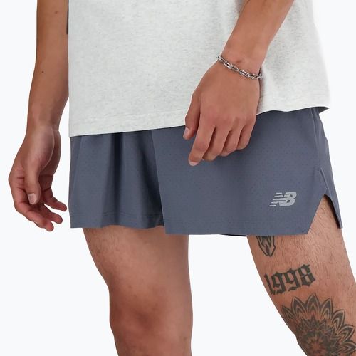 Pantaloncini New Balance RC Seamless 5" da uomo, grafite