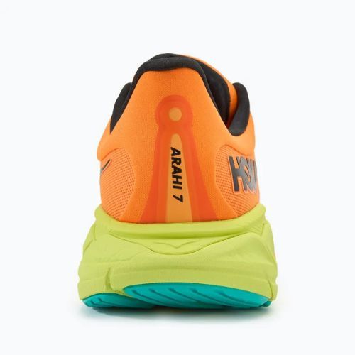 Scarpe da corsa da uomo HOKA Arahi 7 electric tangerine/nero