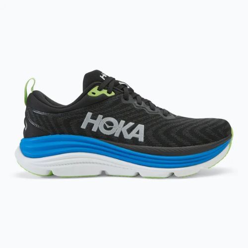 Scarpe da corsa da uomo HOKA Gaviota 5 nero/elettrico cobalto