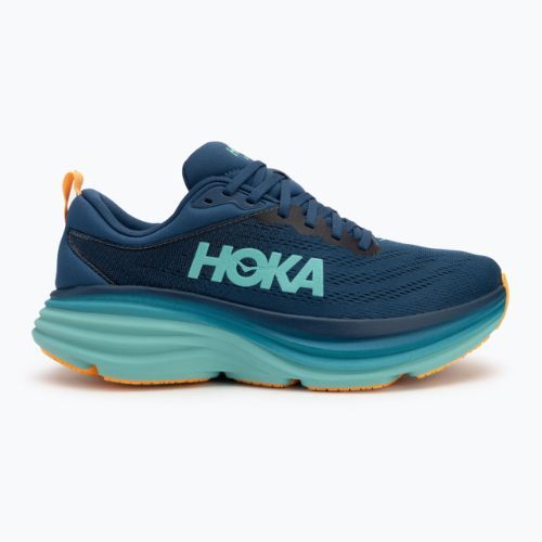 Scarpe da corsa HOKA Bondi 8 mezzanotte/shoreline da uomo