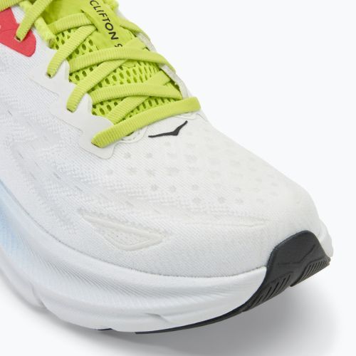 HOKA scarpe da corsa da uomo Clifton 9 blanc de blanc/blu virtuale