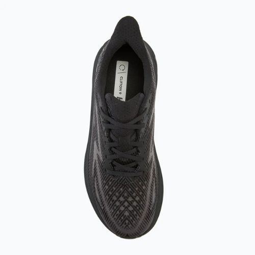 Scarpe da corsa da uomo HOKA Clifton 9 Wide nero/nero
