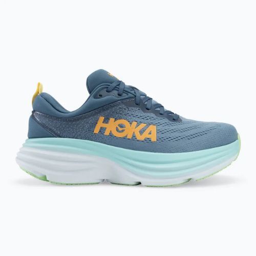 Scarpe da corsa da uomo HOKA Bondi 8 Wide real teal/shadow
