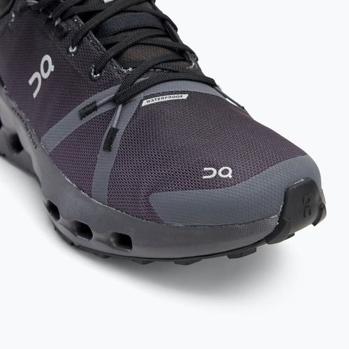 Scarpe da corsa da donna On Cloudsurfer Trail Waterproof nero/eclipse