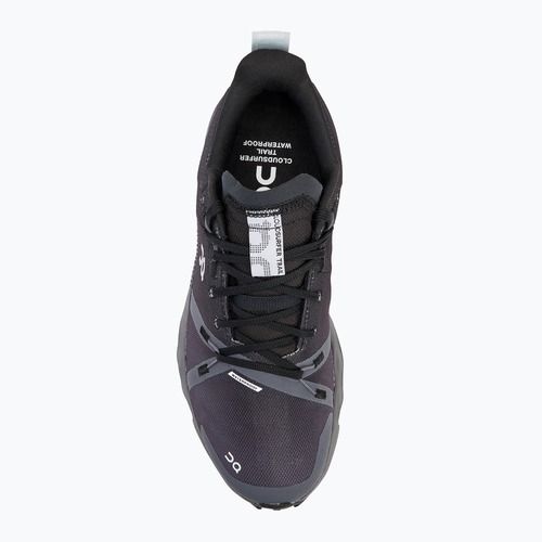 Scarpe da corsa da donna On Cloudsurfer Trail Waterproof nero/eclipse