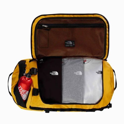 The North Face Base Camp Duffel L 95 l summit gold/nero/npf borsa da viaggio