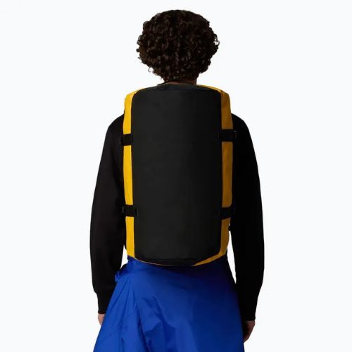 The North Face Base Camp Duffel S 50 l summit gold/nero/npf borsa da viaggio