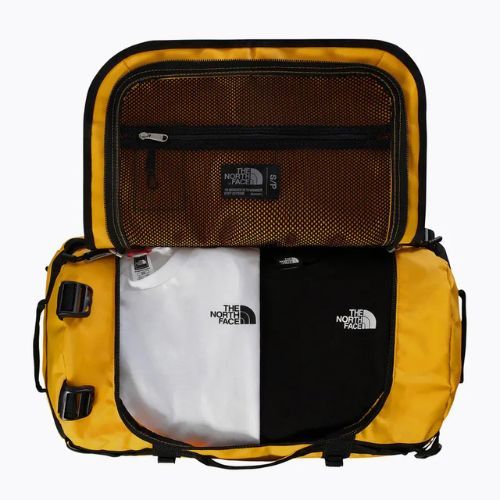 The North Face Base Camp Duffel S 50 l summit gold/nero/npf borsa da viaggio