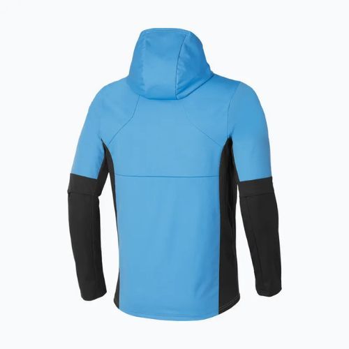 Giacca da corsa da uomo Mizuno Thermal Charge BT blu parigino