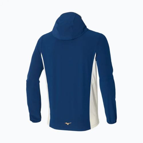 Giacca da corsa da uomo Mizuno Alpha Jacket blu scuro
