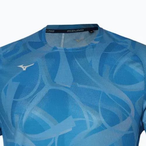 Mizuno Paris Dryaeroflow Tee Uomo blu parigino