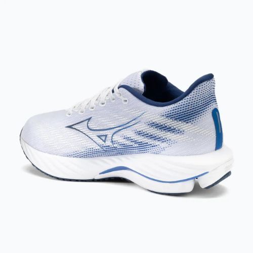 Scarpe da corsa da uomo Mizuno Wave Rider 28 bianco/blu estense/blu marino