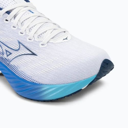 Scarpe da corsa da uomo Mizuno Wave Rider 28 bianco/blu estense/blu marino