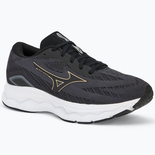 Scarpe da corsa da uomo Mizuno Wave Serene ebony/golden halo/mizuno snow white
