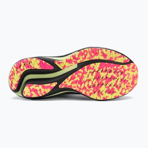 Scarpe da corsa da uomo Mizuno Wave Rider 28 nero/argento/lime solare