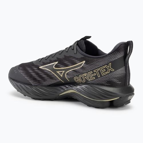 Scarpe da corsa da uomo Mizuno Wave Rider GTX 2 nero/oro/ombra silenziosa