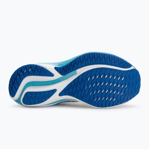 Scarpe da corsa da donna Mizuno Wave Rider 28 bianco/blu marino/blu fluviale