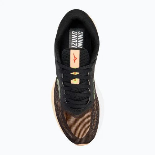 Scarpe da corsa da donna Mizuno Wave Ultima 15 nero/mizuno neo lime/apricot ice