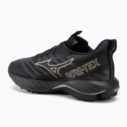Scarpe da corsa da donna Mizuno Wave Rider GTX 2 iron gate/ge gold/nero